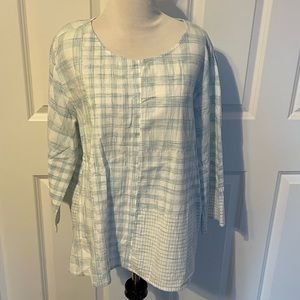 Habitat plaid blouse